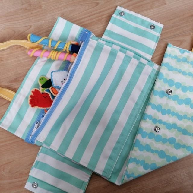 【みんなの投稿】魚つりセット（布おもちゃの鞄）