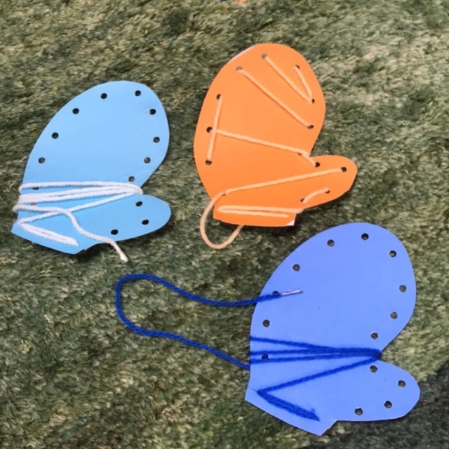 【みんなの投稿】手袋のひも通し