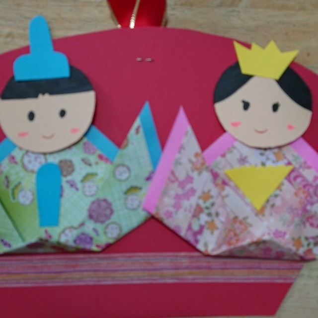 【みんなの投稿】折り紙で作ったお雛様🎎です‼️