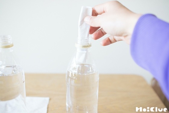 【実験あそび】トイレットペーパーとティッシュペーパー、溶けやすさの実験！〜素材／トイレットペーパー〜