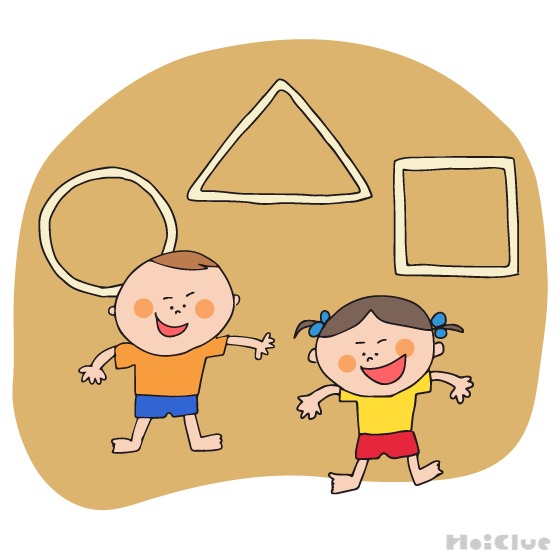 まる・さんかく・しかく鬼〜繰り返したくなっちゃう?鬼ごっこあそび〜 まる・さんかく・しかく鬼〜繰り返したくなっちゃう?鬼ごっこあそび〜