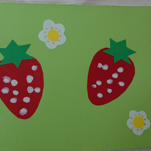 【みんなの投稿】イチゴ🍓の製作です‼️ 【みんなの投稿】イチゴ🍓の製作です‼️