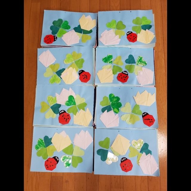 【みんなの投稿】3歳児製作 折り紙 【みんなの投稿】3歳児製作 折り紙