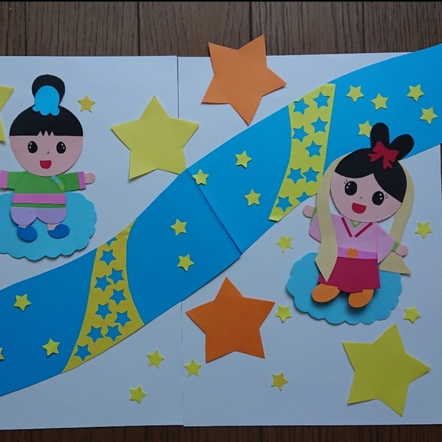 【みんなの投稿】七夕の壁面飾り