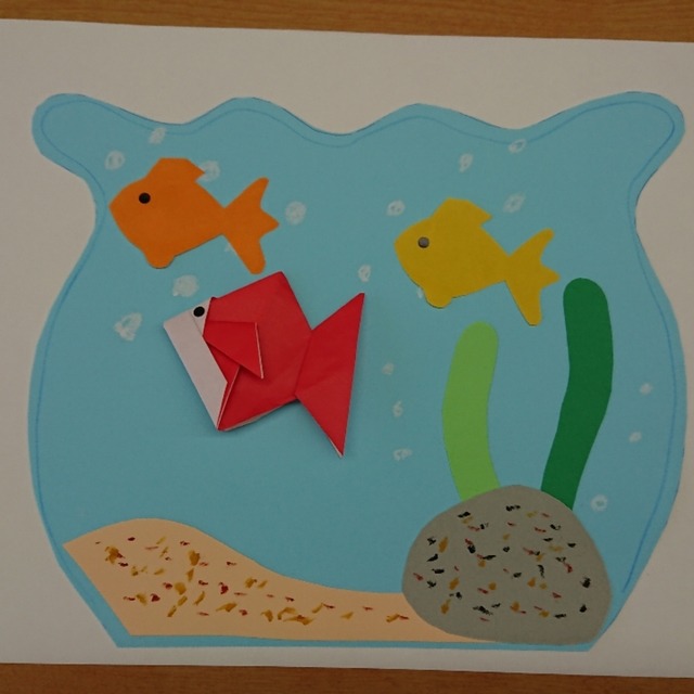 【みんなの投稿】夏の製作です💖折り紙で金魚