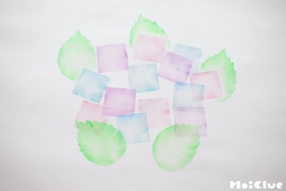 【工作コラム】クレヨンをぼかして、あじさいを描こう〜素材／クレヨン〜