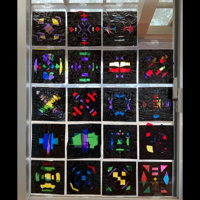 【みんなの投稿】5歳児 ステンドグラス