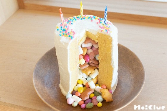 バウムクーヘンで作る、かくれんぼケーキ！〜素材／バウムクーヘン〜