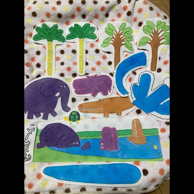 【みんなの投稿】パネルシアター  「ぞうくんのさんぽ」