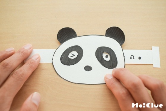 【工作コラム】仕掛け工作 表情が変わるパンダ！〜素材／画用紙〜