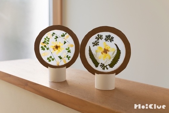 押し花・押し葉のサンキャッチャー〜素材／押し花・押し葉〜