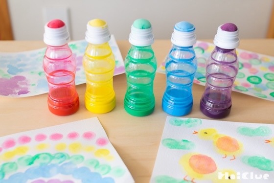 ペットボトルで作る、カラフルドットマーカー〜素材／ペットボトル〜