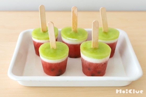 ３層のスイカアイスを作ってみよう！〜素材／スイカ〜