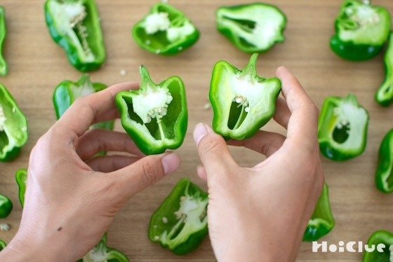 ペアを探そう！ピーマンの貝合わせ〜素材／ピーマン〜