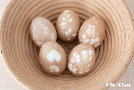 春の草花をプリントして、イースターエッグを作ってみよう〜素材／たまご〜