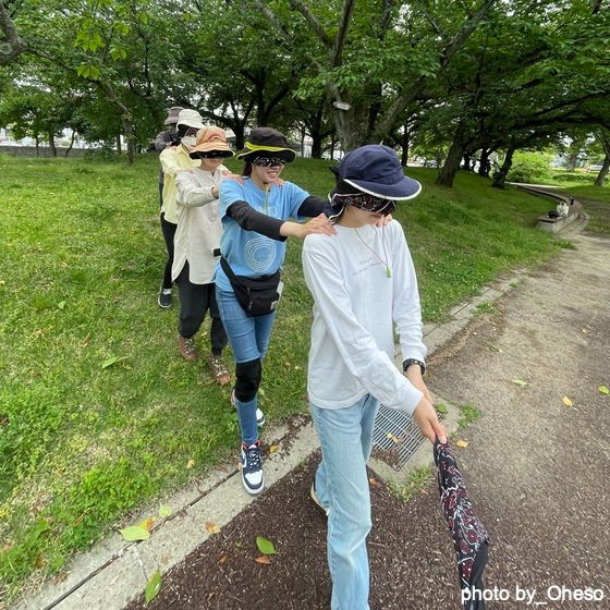 五感を使った職員研修（佐賀県佐賀市ーおへそこども園）