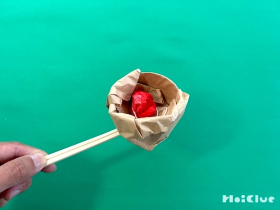 あんず飴けん玉～ゲームもできちゃう工作の遊び～