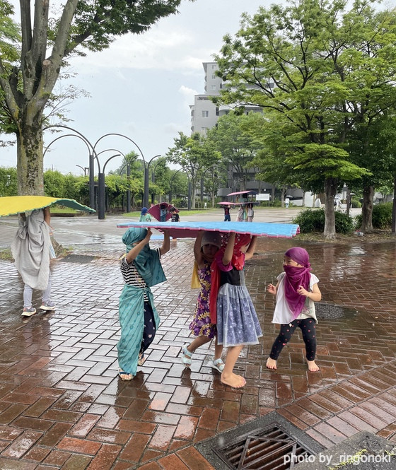 忍者登場（神奈川県横浜市ーりんごの木こどもクラブ）