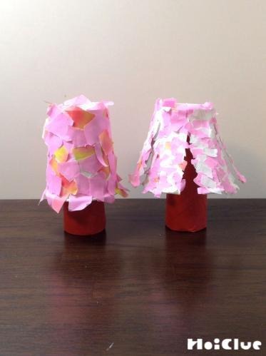 桜の花を咲かせよう！〜身のまわりの物で春気分〜