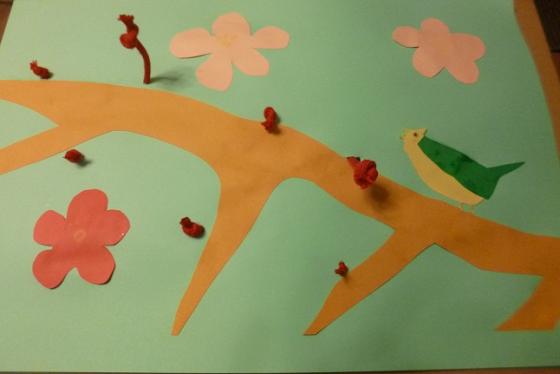 ホーホケキョ♪梅の花はどーこだっ？〜梅のシーズンにぴったりの製作遊び〜