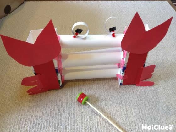 カニさんの楽器〜バチで叩いて楽しむ手作りおもちゃ〜