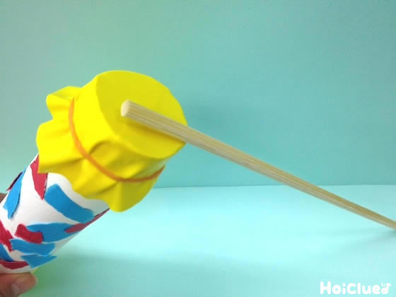 たたいてノリノリ！手作り太鼓〜リズム遊びができる楽器作り〜